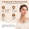 Medical Alert Necklace for Women with QR Code Medical ID Necklace view 4