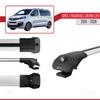 acpar Compatible with Opel Zafira Life 2019-2025 ACE-1 Car Roof Rack Cross Bar Grey Aluminium 4 Bars view 3