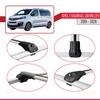 acpar Compatible with Opel Zafira Life 2019-2025 ACE-1 Car Roof Rack Cross Bar Grey Aluminium 4 Bars view 4