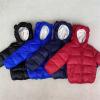 Girl's Metallic Winter Coat Warm Puffer Jacket Insulated Shiny Down Hooded Coat  Water Proof (Black, 12-18 Months) view 4