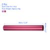 M METERXITY 2 Pack Relay Track Baton - Smooth Aluminum Alloy Hollow Tube, Apply to Team Building/Relay Races (Purple, Red) view 3