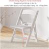 Foldable Chair Folding Chair Ergonomic Curve Reclining Cushion Back Chair Camping Chair Outdoor Sit Comfortable Folding Chair Portable view 4