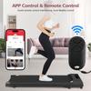 ANCHEER Walking Pad Treadmill with Incline - Under Desk Treadmill with Vibration Massage Plate, 2.5HP Compact Portable Treadmills for Home Small Spaces, Office, Remote Control and LED Display view 2