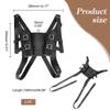 AHANDMAKER Medieval Sword Frog Leather Sword Holster Adjustable PU Leather Sword Belt Renaissance Costume Cosplay Accessories for Men and Women, Black view 2
