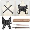 AHANDMAKER Medieval Sword Frog Leather Sword Holster Adjustable PU Leather Sword Belt Renaissance Costume Cosplay Accessories for Men and Women, Black view 3