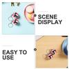 Toddmomy Volleyball Keychain Set 2 Pack - 3.7 Inch 3D Mini Volleyball Pendants for Players and Fans Sport Bag Charms Backpack and Gym Accessories Sports Event Keepsakes view 3