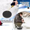 Blueweenly 6 Pcs Ice Fishing Hole Covers 12 Inch Foam Ice Fishing Tip Ups Insulator Accessories Hole Insulator Tip Ups Cover Lid for Winter Fisher Houses Equipment(Ash Black) view 3