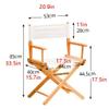WAGLOS Foldable Chair Folding Chair Simple Stylish Camping Chair Outdoor Picnic Chair Dining Chairs Stretch Folding Chair with Armrests Portable view 2