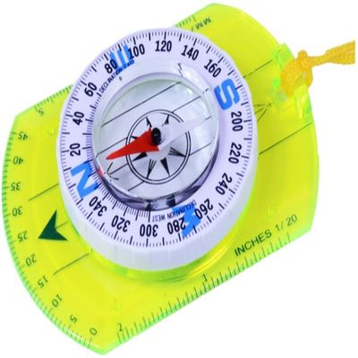 KouRy Outdoor Multifunctional Map Scale, Compass, Compass, Geological Compass, Student with Lanyard Ideal Gift