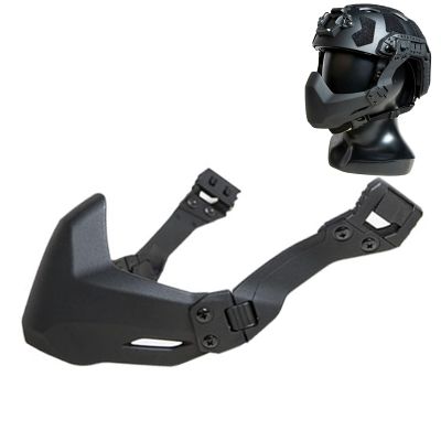 Tactical Airsoft Mask Half Face Mask Tactical Helmet Airsoft Protective Mask Folding Half Seal Mask for Cs Game Cosplay (Black, A)