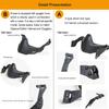 Tactical Airsoft Mask Half Face Mask Tactical Helmet Airsoft Protective Mask Folding Half Seal Mask for Cs Game Cosplay (Grey, A) view 3