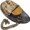 Antique Brass Pocket Compass with Leather Case Camping Hiking Directional & Fully Functional for Men & Women view 3