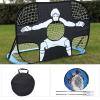 Gavigain Foldable Kid Soccer Gate, Kids Soccer Goal Post Net Indoor Outdoor Game Match Shooting Training Children Football Net view 3