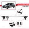 apline Compatible with Fiat Egea HB 2016-2025 ACE-4 Car Roof Rack Cross Bar Black Aluminium 2 Bars view 3