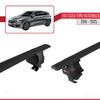 apline Compatible with Fiat Egea HB 2016-2025 ACE-4 Car Roof Rack Cross Bar Black Aluminium 2 Bars view 4