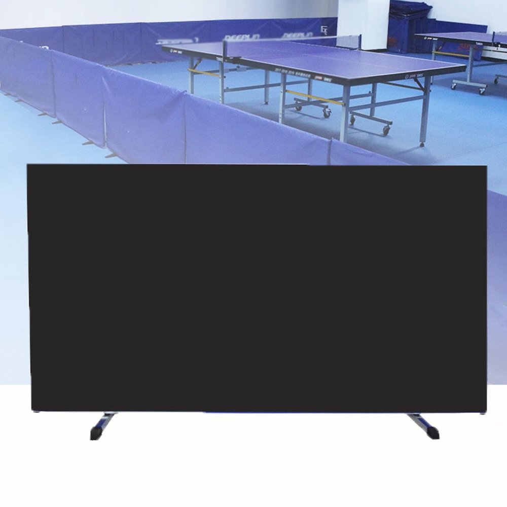 Table tennis baffle, table tennis court foldable training fence surrounded by obstacle blocks, used for temporary partition screens in schools and stadiums (six colors available) ( Color : Black , Siz