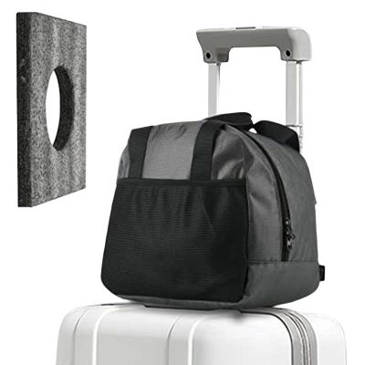 amyko Single Bowling Ball Bag, Bowling Tote Bags Holder, Mesh, Bowling Bag, Padded Bowling Ball Holder, Wooden Ball Holder, and Extra Storage Pockets, Fits A Single Pair of Bowling Shoes