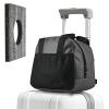 amyko Single Bowling Ball Bag, Bowling Tote Bags Holder, Mesh, Bowling Bag, Padded Bowling Ball Holder, Wooden Ball Holder, and Extra Storage Pockets, Fits A Single Pair of Bowling Shoes view 1