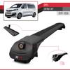 accessorypart Compatible with Opel Zafira Life 2019-2026 ACE-1 Model Car Roof Rack Cross Bar Black Aluminium 4 Bars view 3