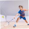 3PCS Badminton Rebound Trainer Glowing Self-Exercise Badminton Single Training Kit Adjustable Badminton Trainer with Elastic Cords for Kids Adult 1 view 3