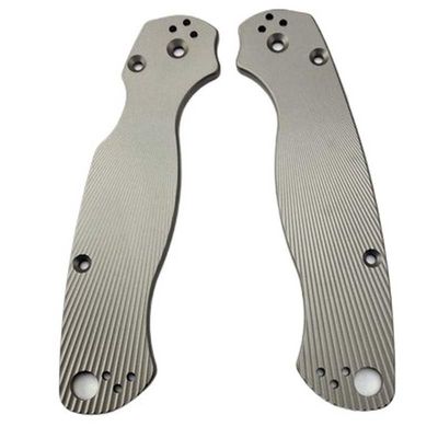 UPFIST 1 Pair Scales Handle Fits for Spyderco Paramilitary 2 C81, CNC Titanium Handle Patch