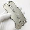 UPFIST 1 Pair Scales Handle Fits for Spyderco Paramilitary 2 C81, CNC Titanium Handle Patch view 2