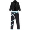 Agoky Girls Ice Skating Jacket with Figure Skating Leggings Gymnastics Clothing Set Dance Performance Costume Light Blue 14 Years view 2