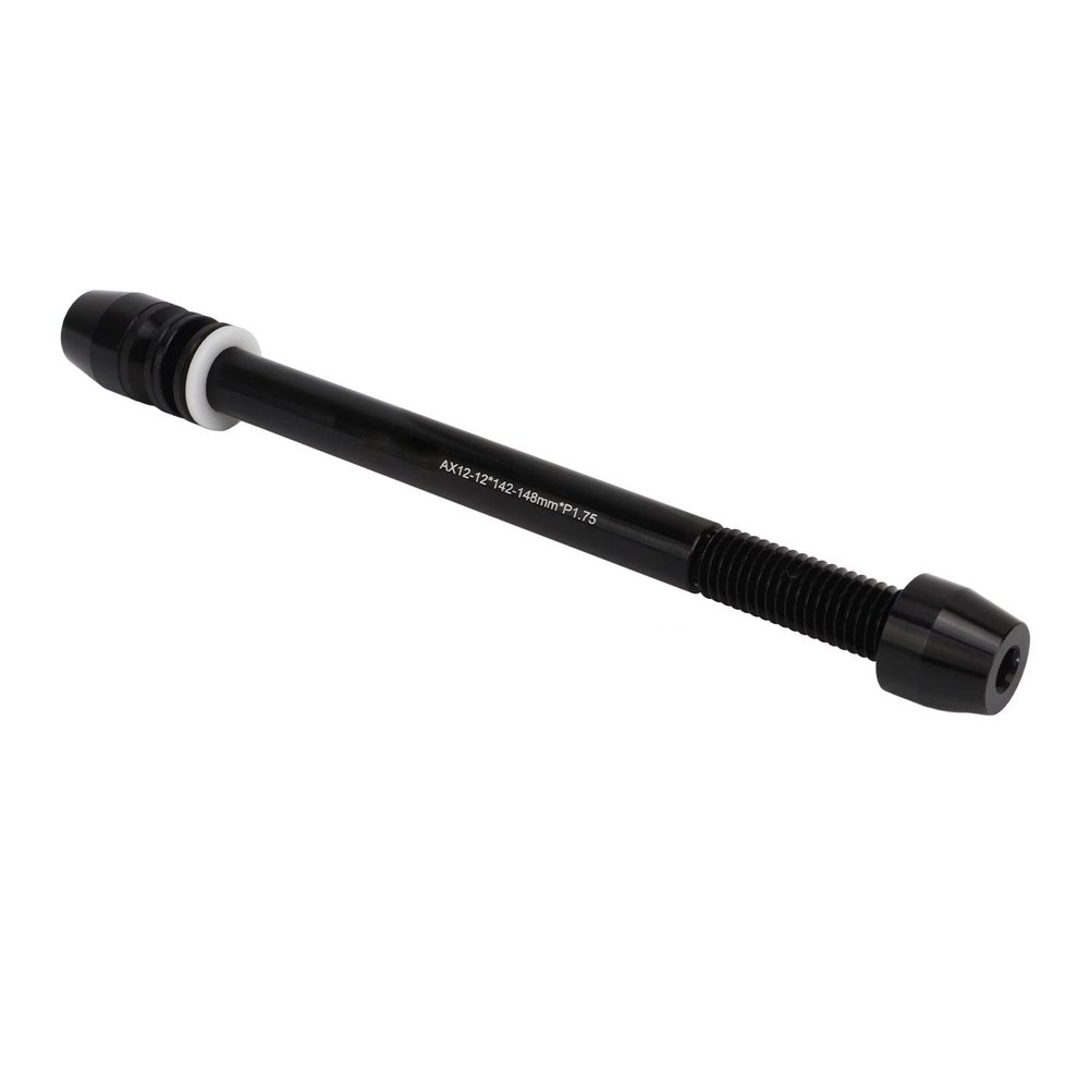 CDQL Bike Trainer Shaft,Adjustable Length Aluminum Alloy High Strength Bike Trainer Axle,Easy Installation,Bike Trainer Thru Axle Adapter for M12x142 to M12x148mm Hub