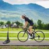 Bike Floor Stand for Indoor Outdoor Storage, Rear Wheel Parking Rack Fits 26in 27.5in 29in 700C Mountain Road Bikes MTB, Durable ABS Bike Kickstand for Garage Home Apartment (Black) view 3