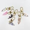 5/6 PCS Cute Cat Keychain Funny Cartoon Kitten Kawaii Aesthetic Keyring Luck Cat Pendants for Handag Backpack Phone Funny Gifts Birthday Gifts for Women Men (6 Pcs) view 4