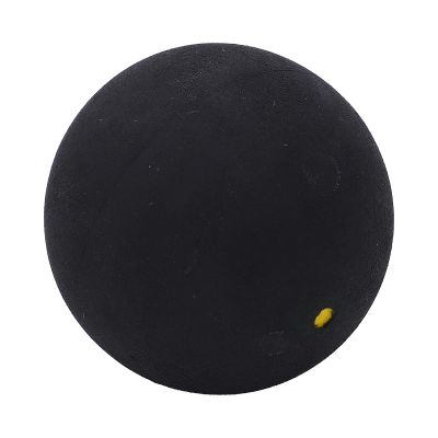 Gavigain 37mm Squash Balls,Single Dot Squash Balls Rubber Squash Racket Balls for Beginner Competition Training (Single Yellow dot)