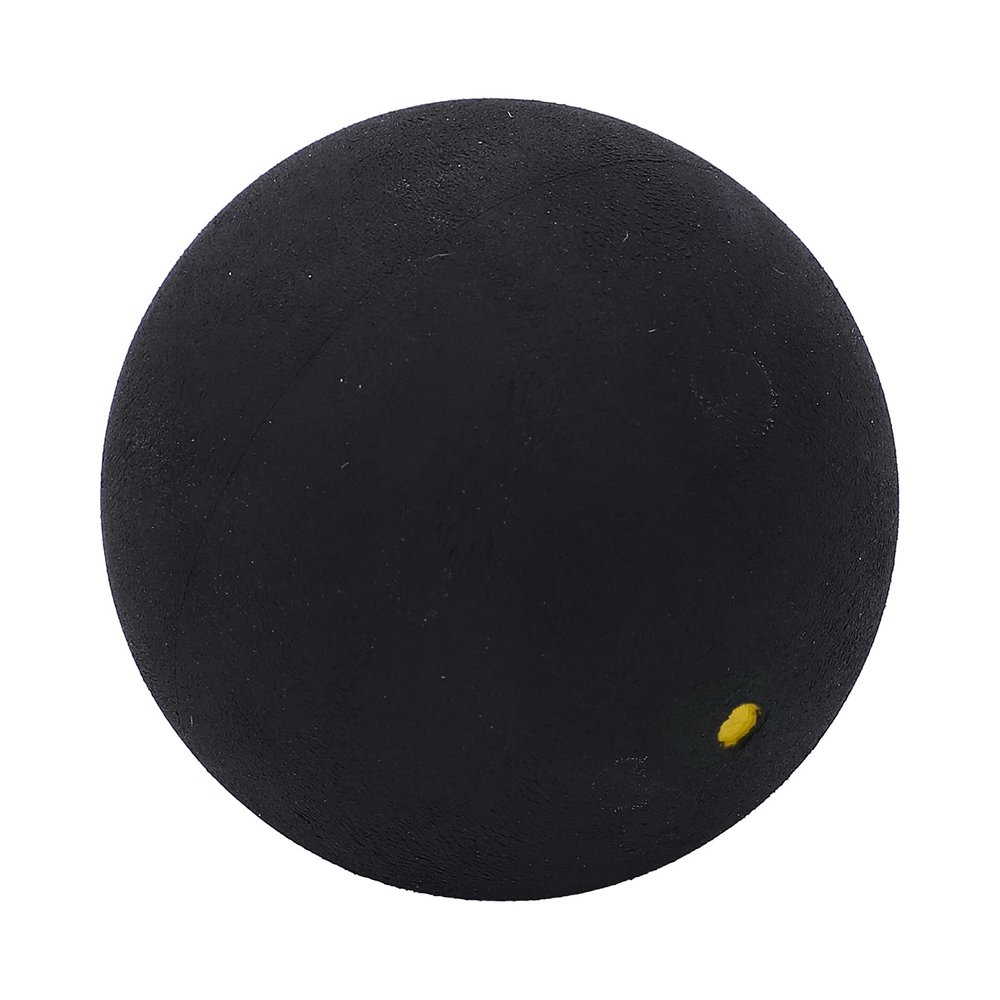 Gavigain 37mm Squash Balls,Single Dot Squash Balls Rubber Squash Racket Balls for Beginner Competition Training (Single Yellow dot)