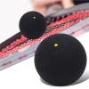 Gavigain 37mm Squash Balls,Single Dot Squash Balls Rubber Squash Racket Balls for Beginner Competition Training (Single Yellow dot) view 4