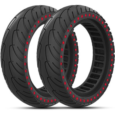 Felixstory 8.5x2 inches Solid Tires8 1/2 x2 Tire Replacement for Electric Scooter Xiaomi Pro 2 Hiboy S2, 8.5 Inch 50/75-6.1 Rubber Tubeless Tire and All 8.5'' Scooter Tires