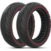 Felixstory 8.5x2 inches Solid Tires8 1/2 x2 Tire Replacement for Electric Scooter Xiaomi Pro 2 Hiboy S2, 8.5 Inch 50/75-6.1 Rubber Tubeless Tire and All 8.5'' Scooter Tires view 1