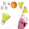 3PCS Badminton Rebound Trainer Self-Exercise Badminton Single Training Kit Adjustable Badminton Trainer with Elastic Cords for Kids Adult 2 view 1