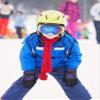 SATINIOR 2 Pairs Kids Waterproof Winter Snow Gloves Ski Gloves for Boy Girl Outdoor Warm Thickening Snowboard(Purple, Dark Green,10-15 Years) view 2