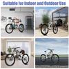 Tissting Bike Floor Stand for Indoor/Outdoor, Rear Wheel Parking Rack view 4