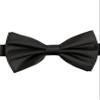 ZEYMINER Men Satin Bow Tie,Formal Tuxedo Suit Bowtie,Easy To Wear Necktie,Wedding Bow Tie,Children & Adults Adjustable Bowtie (Black, M-(kids,schoolers,teens)) view 1