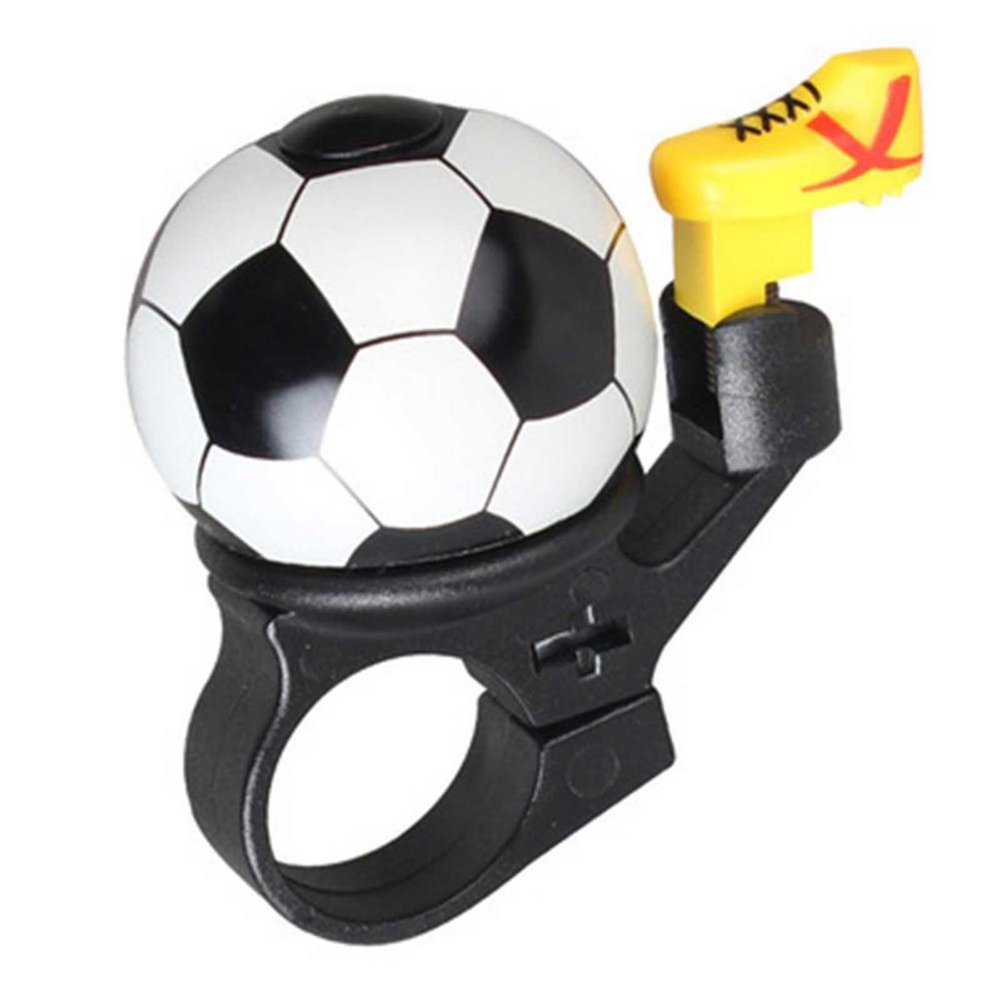 IMSFQFWL Soccer Bicycle Bell, Kids Bicycle Bell Bike Handlebars Bike Ring Bell