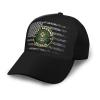 Army Fort Benning Army Base Georgia Trucker Hat for Men - Outdoors Baseball Snapback Cap Black view 1