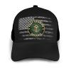 Army Fort Benning Army Base Georgia Trucker Hat for Men - Outdoors Baseball Snapback Cap Black view 2