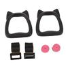 1 Set Children's Gymnastic Rings Swing Gymnastic bar Rings Climbing Gymnastic Rings Kids Gym Equipment Adjustable Gymnastics Rings Hanging Ring Fitness Steel Buckle Delicate view 1