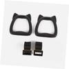 1 Set Children's Gymnastic Rings Swing Gymnastic bar Rings Climbing Gymnastic Rings Kids Gym Equipment Adjustable Gymnastics Rings Hanging Ring Fitness Steel Buckle Delicate view 4