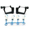 Concept2 Scull Oarlock Kit with White Pitch Bushings for 7/16 in Rigger Pin, 470 view 1