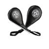 SaditY 2 Pcs Taekwondo Double Kick Pad,Kicking Target Striking Pad for Kickboxing Training,Martial Arts Equipment Sporting Goods Paddle (Black) view 1