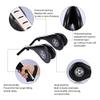 SaditY 2 Pcs Taekwondo Double Kick Pad,Kicking Target Striking Pad for Kickboxing Training,Martial Arts Equipment Sporting Goods Paddle (Black) view 3