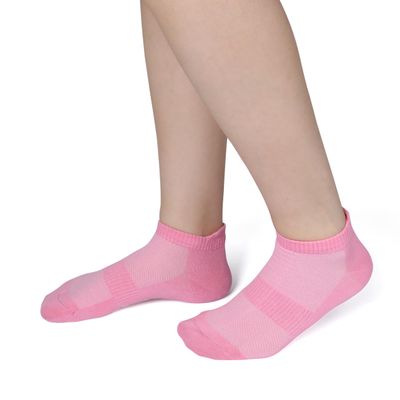 ELYFER Pink 4 Pairs Unisex Thin Rayon Ankle Socks in Box, Breathable, Low Cut, Running Socks, Athletic Socks for Women and Men - (Size 5-7) - Small