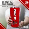 Campus Colors Collegiate Stainless Steel Travel Tumbler for Alumni - 18 oz - Double Walled Insulated Drinkware (Texas Tech Red Raiders - Red) view 2