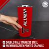 Campus Colors Collegiate Stainless Steel Travel Tumbler for Alumni - 18 oz - Double Walled Insulated Drinkware (Texas Tech Red Raiders - Red) view 4
